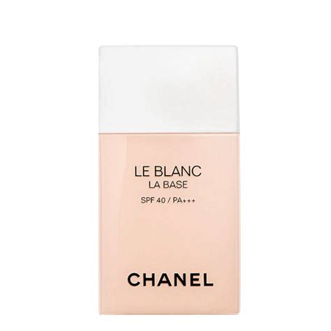 chanel le blanc base rosee|LE BLANC LA BASE .